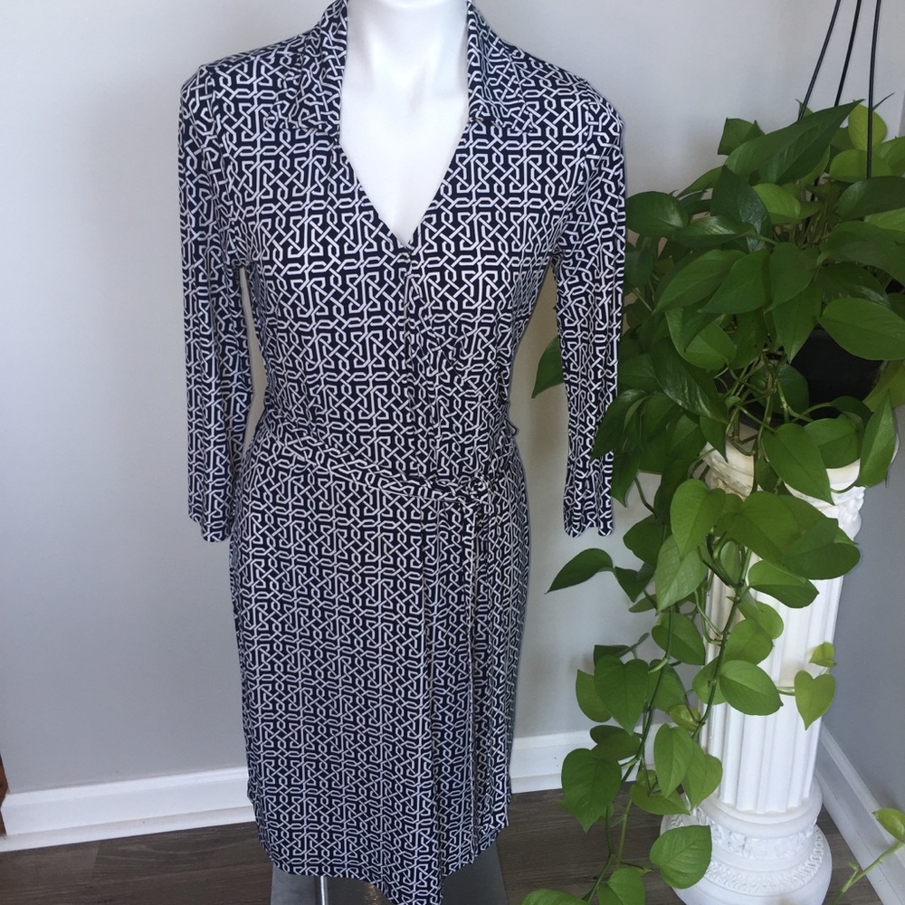 👗 JONES NEW YORK • Faux Wrap Dress👗